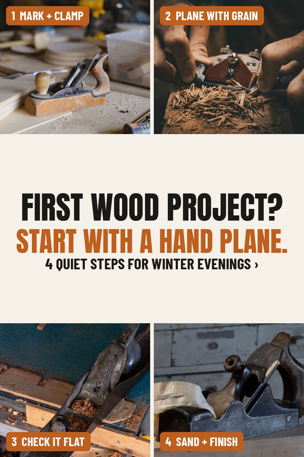 First Wood Project? Start With A Hand Plane.